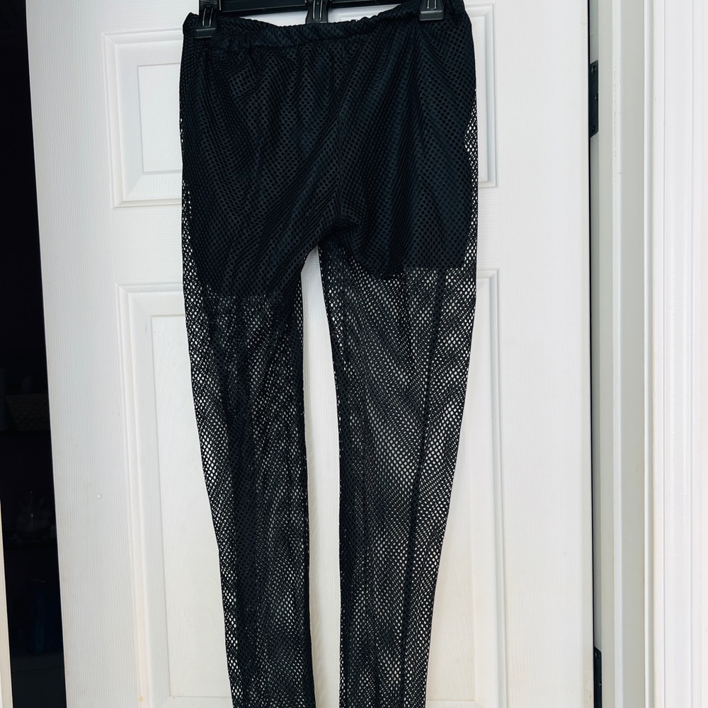 Black net pants